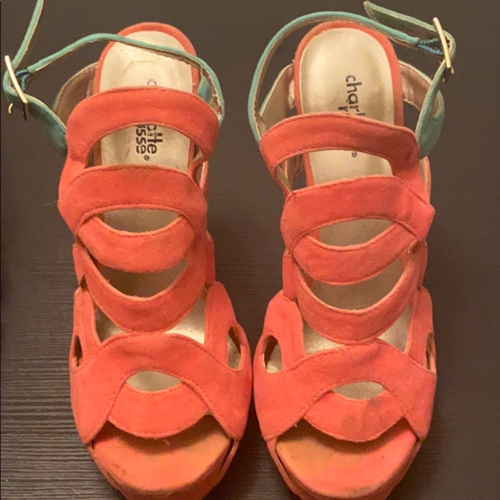 Two toned Charolette High Heels